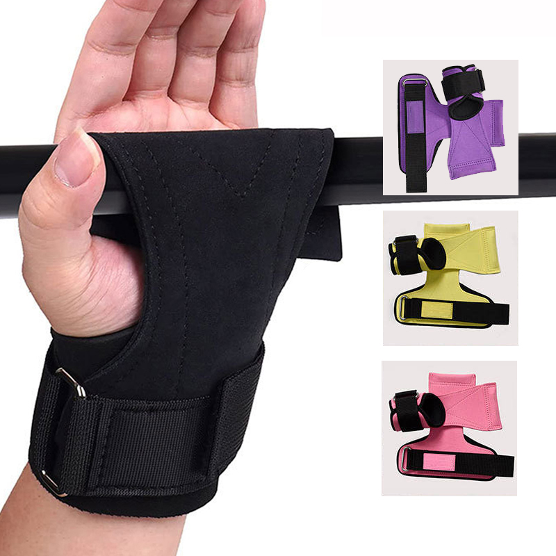 Crossfit Lifting Gear - クロスフィット体操用の厚いパームプロテクター、滑り止めバー、ウェイトリフティンググローブ、ジムグローブ、新しい