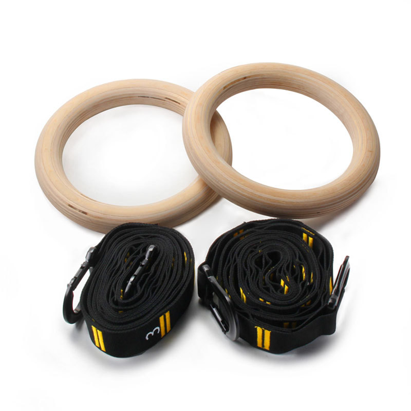 28mm 32mm プルアップ体操リング 吊り下げ式滑り止め - Gymnastic Ring Wood のレビューと価格