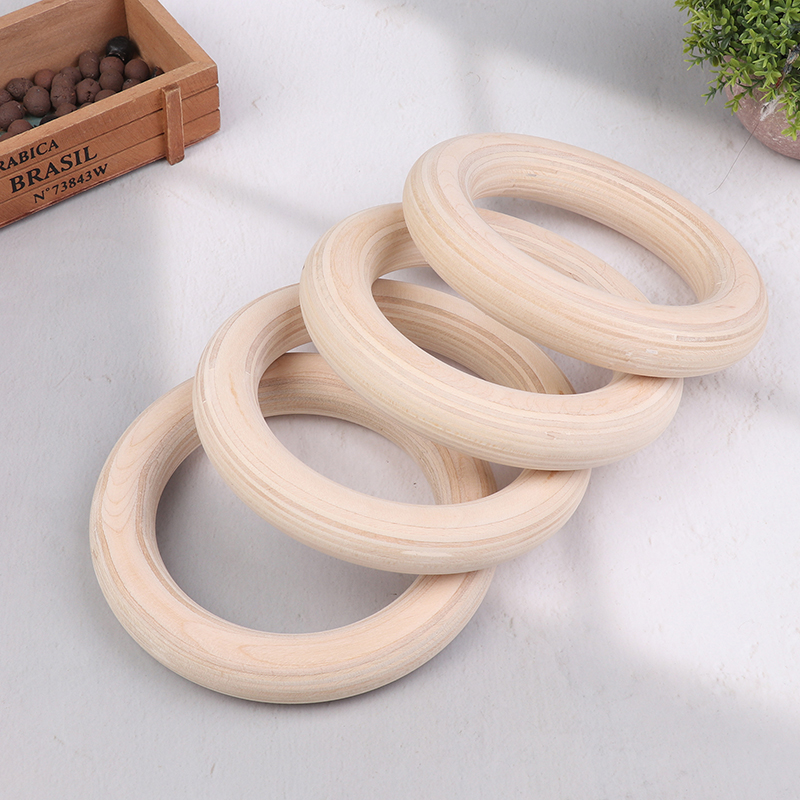 2 ピース/ペア木製リングポータブルクロスフィット体操リング - Gymnastic Ring Wood のレビューと価格